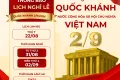 THÔNG BÁO LỊCH NGHỈ LỄ QUỐC KHÁNH 02/09